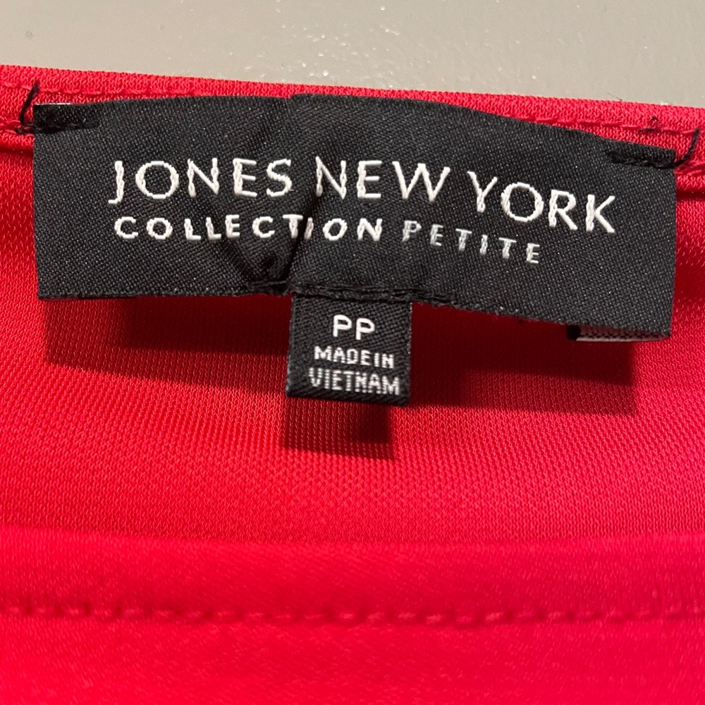 Jones New York Color Block Sheath Dress sz PP - Picture 5 of 8